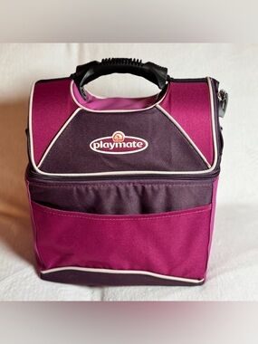 Playmate By Igloo Gripper 9 Lunch Bag/cooler Soft Sided Insulated. Purple/Pink
